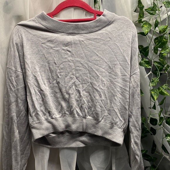 Light grey H&M loose crop - Picture 1 of 1